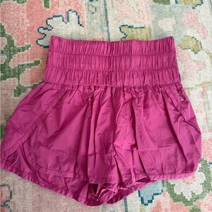 FP Movement by Free People High Waist Magenta Shorts